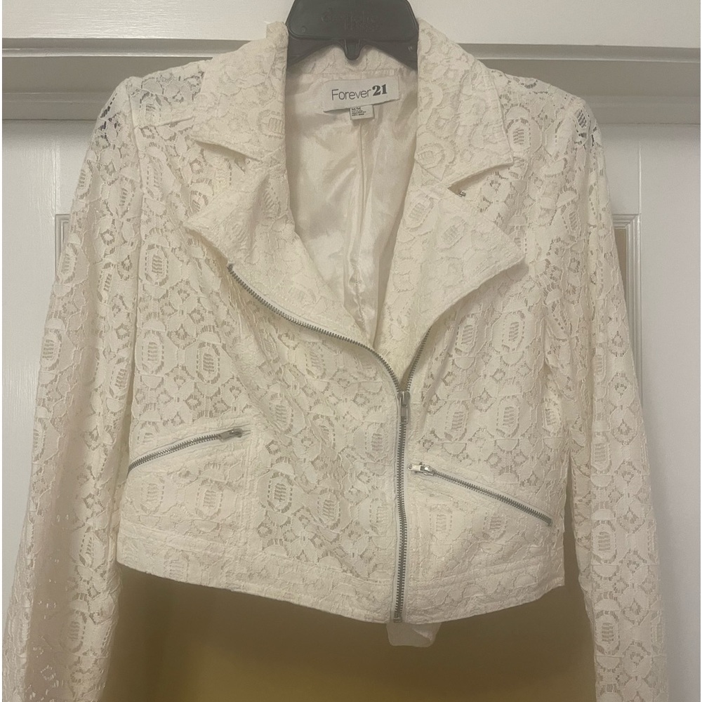 Lace Moto Jacket